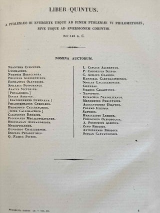 Fragmenta Historicorum Graecorum. Vol. I-V. Apollodori bibliotheca, [with:] Letronne, Inscription Grecque de Rosette, in vol. I. and Langlois, Collection des historiens anciens et modernes de l'Arm&eacute;nie, in vol. V. (complete set)