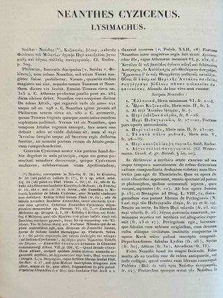 Fragmenta Historicorum Graecorum. Vol. I-V. Apollodori bibliotheca, [with:] Letronne, Inscription Grecque de Rosette, in vol. I. and Langlois, Collection des historiens anciens et modernes de l'Arm&eacute;nie, in vol. V. (complete set)