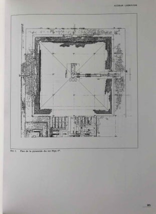 L'architecture des pyramides à textes. Tome I: Saqqara Nord. Fasc. 1 & 2. Tome II: Saqqara Sud (complete set)[newline]M0108d-39.jpg