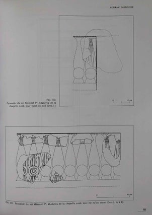 L'architecture des pyramides à textes. Tome I: Saqqara Nord. Fasc. 1 & 2. Tome II: Saqqara Sud (complete set)[newline]M0108d-40.jpg