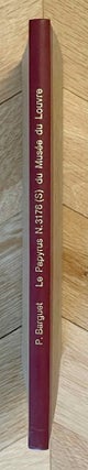 Item #M0111e Le papyrus Louvre N.3176 (S). BARGUET Paul