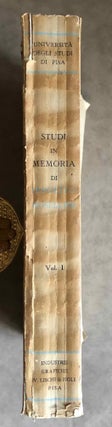 Studi in memoria di Ippolito Rosellini. Nel primo centenario della morte. 14 giugno 1843 - 4 giugno 1943. Vol. I & II (complete set)[newline]M0113a-01.jpg