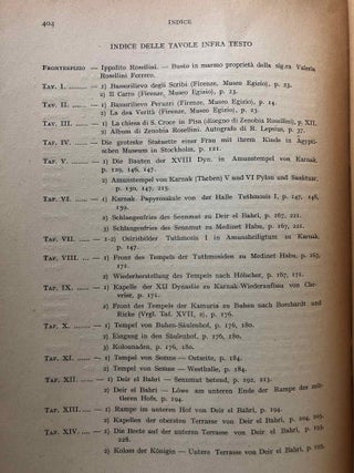 Studi in memoria di Ippolito Rosellini. Nel primo centenario della morte. 14 giugno 1843 - 4 giugno 1943. Vol. I & II (complete set)[newline]M0113a-13.jpg