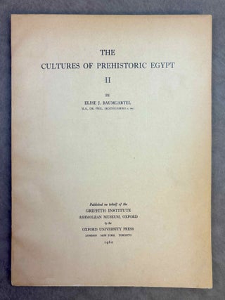 The cultures of prehistoric Egypt. Vol. I & II (complete set)[newline]M0120a-10.jpeg