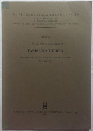 Item #M0122c Tanis und Theben, historische Grundlagen der Ramessidenzeit in Ägypten. BECKERATH...