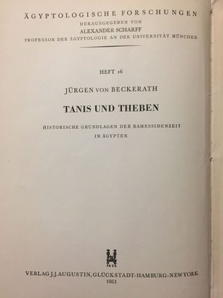 Tanis und Theben, historische Grundlagen der Ramessidenzeit in Ägypten