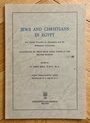 Item #M0127a Jews and Christians in Egypt. The Jewish troubles in Alexandria and the Athanasian...