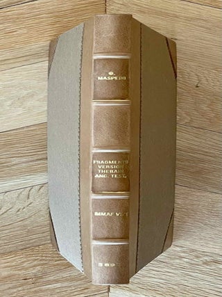 Item #M0128c Fragments de la version th&eacute;baine de l'Ancien Testament, texte copte. MASPERO...[newline]M0128c-00.jpeg