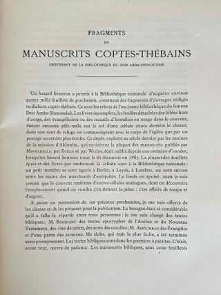 Fragments de la version th&eacute;baine de l'Ancien Testament, texte copte.[newline]M0128c-04.jpeg