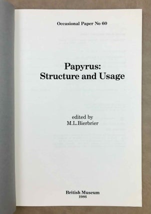 Papyrus, structure and usage