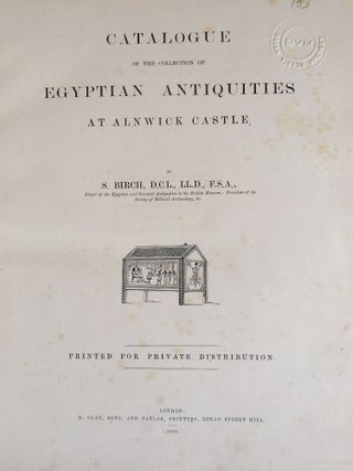 Catalogue of the collection of Egyptian antiquities at Alnwick Castle[newline]M0137-04.jpg