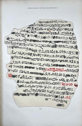Inscriptions in the hieratic and demotic character, from the collections of the British Museum[newline]M0140b-06.jpeg