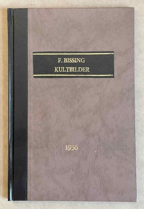 Item #M0141a Ägyptische Kultbilder der Ptolemaier- und Römerzeit. BISSING Friedrich Wilhelm, von