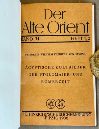 Ägyptische Kultbilder der Ptolemaier- und Römerzeit