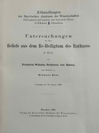 Untersuchungen zu den Reliefs aus dem Re-heiligtum des Rathures[newline]M0144d-02.jpeg