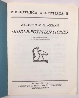 Middle egyptian stories. Part I (all published)[newline]M0153h-01.jpeg
