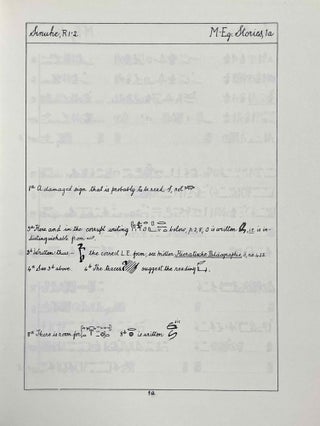 Middle egyptian stories. Part I (all published)