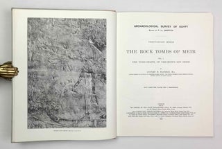 The rock tombs of Meir. Part I: The tomb-chapel of Ukh-hotp's son Senbi.