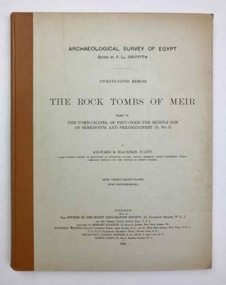 Item #M0157c The rock tombs of Meir. Part. IV: The tomb-chapel of Pepi'onkh the Middle, son of...[newline]M0157c-00.jpeg