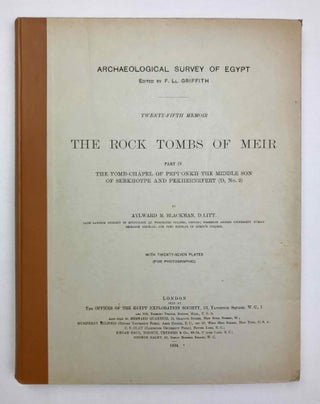 Item #M0157c The rock tombs of Meir. Part. IV: The tomb-chapel of Pepi'onkh the Middle, son...