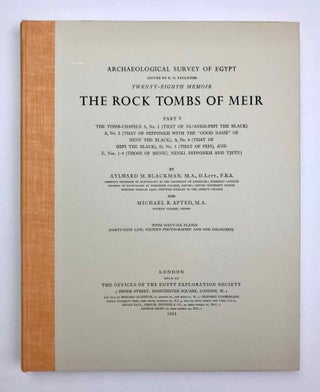 Item #M0158c The rock tombs of Meir. Part. V: Tomb-chapels A : No. 1 (That of Ni-'Ankh-Pepi the...[newline]M0158c-00.jpeg
