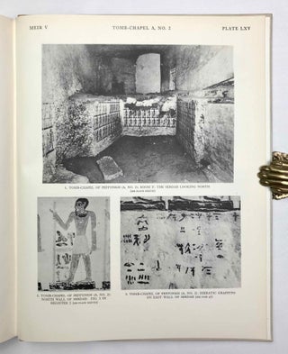 The rock tombs of Meir. Part. V: Tomb-chapels A : No. 1 (That of Ni-'Ankh-Pepi the Black) A, No. 2 (That of Pepi'onkh with the 'Good name' of Heny the Black), A, No. 4 (That of Hepi the Black), D, No. 1 (That of Pepi and E, No. 1-4 (Those of Meniu, Nenki, Pepi'onkh and Tjetu)