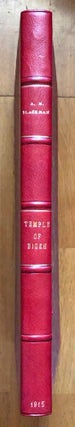 Item #M0160 The temple of Bîgeh. BLACKMAN Aylward Manley
