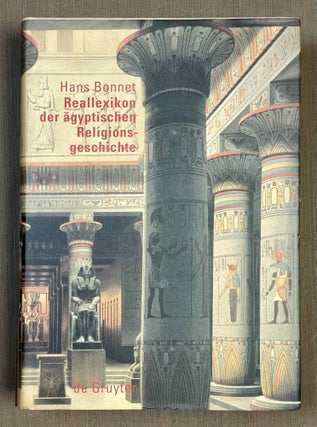 Item #M0169e Reallexikon der ägyptischen Religion. BONNET Hans