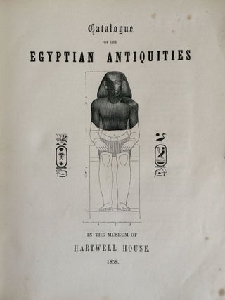 Item #M0170 Catalogue of the Egyptian antiquities in the museum of Hartwell house. BONOMI Joseph[newline]M0170.jpg