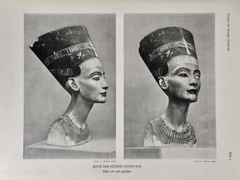 Item #M0172d Porträts der Königin Nofret-ete aus den Grabungen 1912/13 in Tell El-Amarna. BORCHARDT Ludwig.[newline]M0172d-00.jpeg