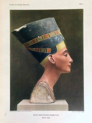 Porträts der Königin Nofret-ete aus den Grabungen 1912/13 in Tell El-Amarna[newline]M0172d-01.jpeg