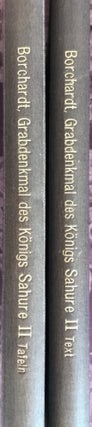 Item #M0176a Das Grabdenkmal des Königs Sa-hu-Re. Band II: die Wandbilder. Teil 1: Text. Teil...