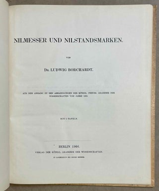 Nilmesser und Nilstandsmarken