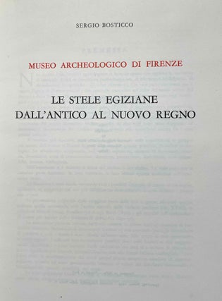 Museo archeologico di Firenze, vol. 1 (only): Le stele egiziane dall' antico al Nuovo Regno[newline]M0186d-01.jpeg