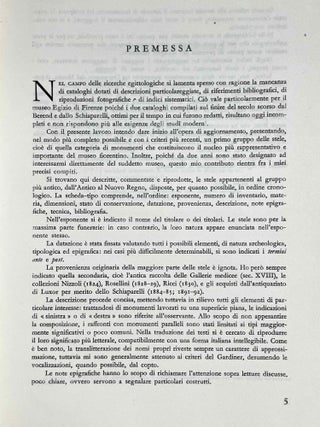 Museo archeologico di Firenze. Vol. 1: Le stele egiziane dall' antico al Nuovo Regno. Vol. 2: Le Stele Egiziane del Nuovo Regno. Vol. 3: Le stele egiziane di epoca tarda (complete set)[newline]M0186f-03.jpeg