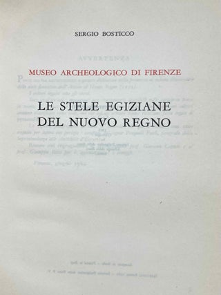 Museo archeologico di Firenze. Vol. 1: Le stele egiziane dall' antico al Nuovo Regno. Vol. 2: Le Stele Egiziane del Nuovo Regno. Vol. 3: Le stele egiziane di epoca tarda (complete set)[newline]M0186f-06.jpeg