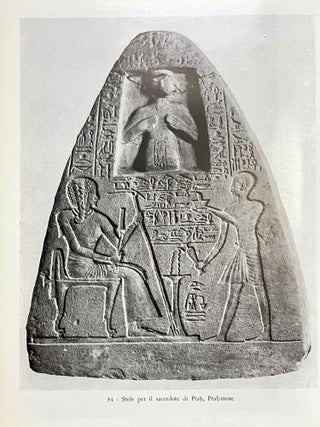 Museo archeologico di Firenze. Vol. 1: Le stele egiziane dall' antico al Nuovo Regno. Vol. 2: Le Stele Egiziane del Nuovo Regno. Vol. 3: Le stele egiziane di epoca tarda (complete set)[newline]M0186f-08.jpeg