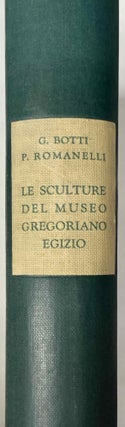 Item #M0188c Le sculture del museo gregoriano egizio. BOTTI Giuseppe - ROMANELLI P