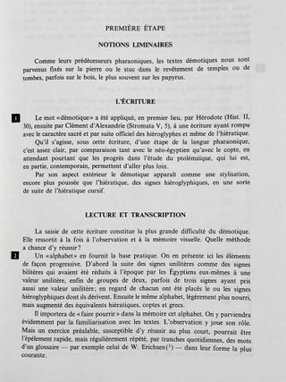 Grammaire fonctionnelle et progressive de l'égyptien démotique