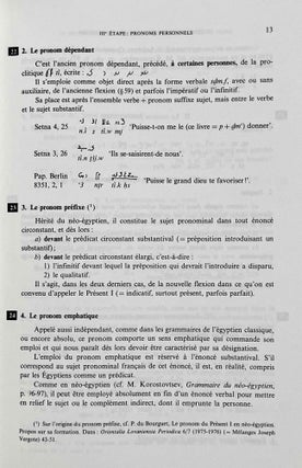 Grammaire fonctionnelle et progressive de l'égyptien démotique