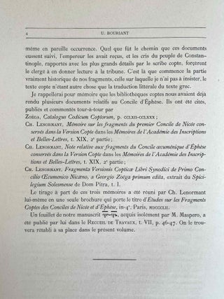 La bibliothèque de Deir Amba Shenoudi. Actes du Concile d'Ephèse.
