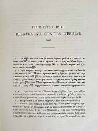 La bibliothèque de Deir Amba Shenoudi. Actes du Concile d'Ephèse.