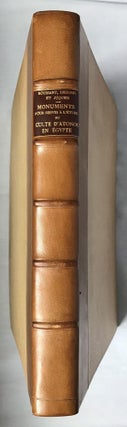 Item #M0196b Monuments pour servir à l'étude du culte d'Atonou. Tome I: Les tombes de...