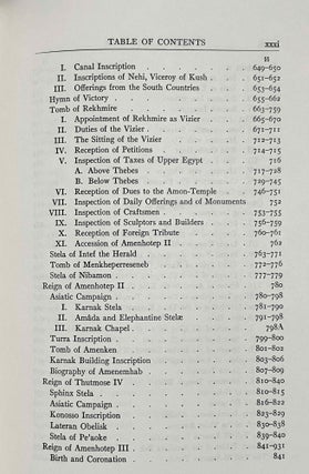 Ancient records of Egypt. Historical Documents from the Earliest Times to the Persian Conquest. Vol. I: The First to the Seventeenth Dynasties. Vol. II: The Eighteenth Dynasty. Vol. III: The Nineteenth Dynasty. Vol. IV: The Twentieth to the Twenty-Sixth Dynasties. Vol. V: Indices (complete set)[newline]M0199a-14.jpeg
