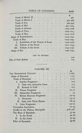 Ancient records of Egypt. Historical Documents from the Earliest Times to the Persian Conquest. Vol. I: The First to the Seventeenth Dynasties. Vol. II: The Eighteenth Dynasty. Vol. III: The Nineteenth Dynasty. Vol. IV: The Twentieth to the Twenty-Sixth Dynasties. Vol. V: Indices (complete set)[newline]M0199a-16.jpeg