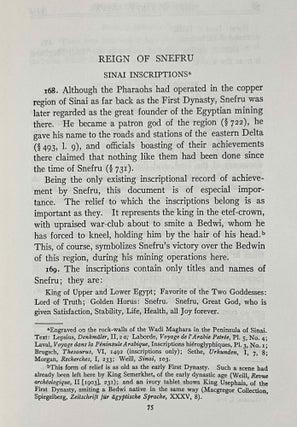 Ancient records of Egypt. Historical Documents from the Earliest Times to the Persian Conquest. Vol. I: The First to the Seventeenth Dynasties. Vol. II: The Eighteenth Dynasty. Vol. III: The Nineteenth Dynasty. Vol. IV: The Twentieth to the Twenty-Sixth Dynasties. Vol. V: Indices (complete set)[newline]M0199a-30.jpeg