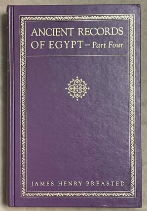 Ancient records of Egypt. Historical Documents from the Earliest Times to the Persian Conquest. Vol. I: The First to the Seventeenth Dynasties. Vol. II: The Eighteenth Dynasty. Vol. III: The Nineteenth Dynasty. Vol. IV: The Twentieth to the Twenty-Sixth Dynasties. Vol. V: Indices (complete set)[newline]M0199a-33.jpeg