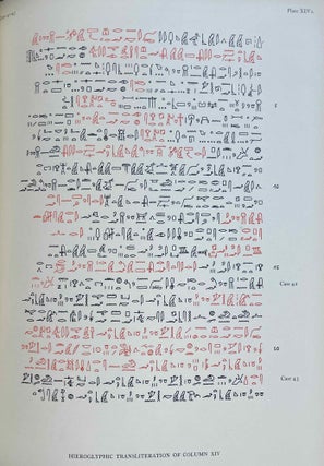 The Edwin Smith surgical papyri. Vol. II: Facsimile Plates and Line for Line Hieroglyphic Transliteration.[newline]M0207h-08.jpeg