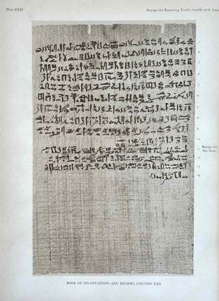 The Edwin Smith surgical papyri. Vol. I: Hieroglyphic Transliteration, Translation and Commentary. Vol. II: Facsimile Plates and Line for Line Hieroglyphic Transliteration (complete set)