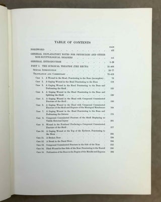 The Edwin Smith surgical papyri. Vol. I: Hieroglyphic Transliteration, Translation and Commentary. Vol. II: Facsimile Plates and Line for Line Hieroglyphic Transliteration (complete set)